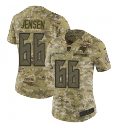 Women's Nike Tampa Bay Buccaneers #66 Ryan Jensen Limited Camo 2018 Salute to Service NFL Jersey