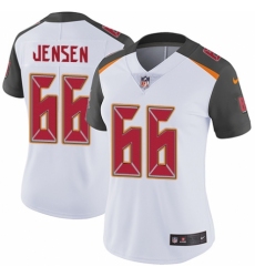 Women's Nike Tampa Bay Buccaneers #66 Ryan Jensen White Vapor Untouchable Elite Player NFL Jersey