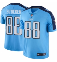 Men's Nike Tennessee Titans #88 Luke Stocker Elite Light Blue Rush Vapor Untouchable NFL Jersey