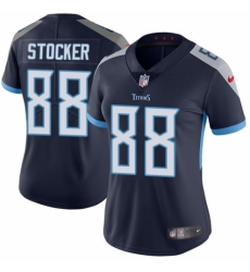 Women's Nike Tennessee Titans #88 Luke Stocker Navy Blue Team Color Vapor Untouchable Elite Player NFL Jersey