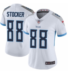 Women's Nike Tennessee Titans #88 Luke Stocker White Vapor Untouchable Limited Player NFL Jersey