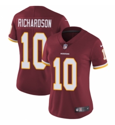 Women's Nike Washington Redskins #10 Paul Richardson Burgundy Red Team Color Vapor Untouchable Limited Player NFL Jersey