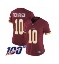 Women's Washington Redskins #10 Paul Richardson Burgundy Red Team Color Vapor Untouchable Limited Player 100th Season Football Jersey