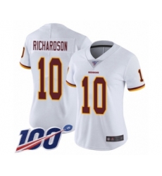 Women's Washington Redskins #10 Paul Richardson White Vapor Untouchable Limited Player 100th Season Football Jersey