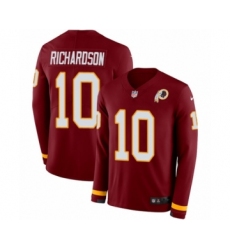 Youth Nike Washington Redskins #10 Paul Richardson Limited Burgundy Therma Long Sleeve NFL Jersey
