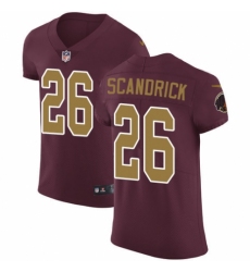Men's Nike Washington Redskins #26 Orlando Scandrick Burgundy Red Alternate Vapor Untouchable Elite Player NFL Jersey