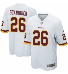 Men's Nike Washington Redskins #26 Orlando Scandrick Game White NFL Jersey