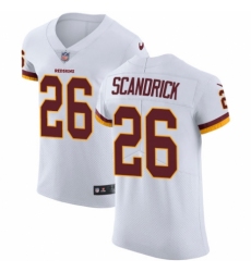 Men's Nike Washington Redskins #26 Orlando Scandrick White Vapor Untouchable Elite Player NFL Jersey