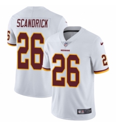 Youth Nike Washington Redskins #26 Orlando Scandrick White Vapor Untouchable Limited Player NFL Jersey