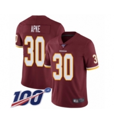 Youth Washington Redskins #30 Troy Apke Burgundy Red Team Color Vapor Untouchable Limited Player 100th Season Football Jersey