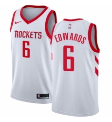 Youth Nike Houston Rockets #6 Vincent Edwards Swingman White NBA Jersey - Association Edition