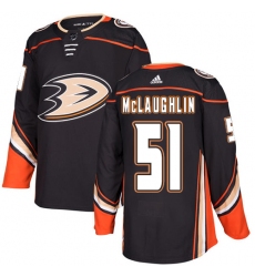 Youth Adidas Anaheim Ducks #51 Blake McLaughlin Authentic Black Home NHL Jersey