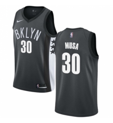 Women's Nike Brooklyn Nets #30 Dzanan Musa Swingman Gray NBA Jersey Statement Edition
