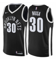 Youth Nike Brooklyn Nets #30 Dzanan Musa Swingman Gray NBA Jersey Statement Edition