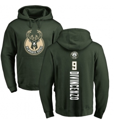 NBA Nike Milwaukee Bucks #9 Donte DiVincenzo Green Backer Pullover Hoodie