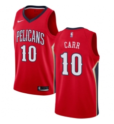 Youth Nike New Orleans Pelicans #10 Tony Carr Swingman Red NBA Jersey Statement Edition