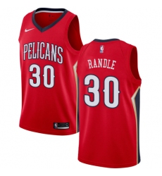 Men's Nike New Orleans Pelicans #30 Julius Randle Swingman Red NBA Jersey Statement Edition