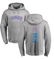 NBA Nike Oklahoma City Thunder #22 Hamidou Diallo Ash Backer Pullover Hoodie