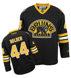 Women's Reebok Boston Bruins #44 Nick Holden Authentic Black Third NHL Jersey