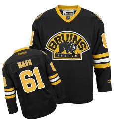 Men's Reebok Boston Bruins #61 Rick Nash Authentic Black Third NHL Jersey