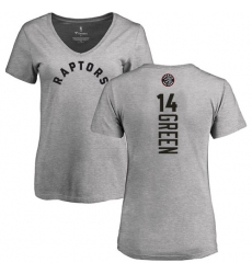 NBA Women's Nike Toronto Raptors #14 Danny Green Ash Backer T-Shirt