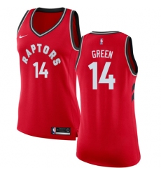 Women's Nike Toronto Raptors #14 Danny Green Swingman Red NBA Jersey - Icon Edition