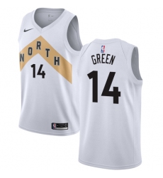 Women's Nike Toronto Raptors #14 Danny Green Swingman White NBA Jersey - City Edition