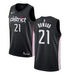 Women's Nike Washington Wizards #21 Dwight Howard Swingman Black NBA Jersey - City Edition