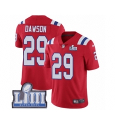 Youth Nike New England Patriots #29 Duke Dawson Red Alternate Vapor Untouchable Limited Player Super Bowl LIII Bound NFL Jersey