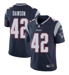 Youth Nike New England Patriots #42 Duke Dawson Navy Blue Team Color Vapor Untouchable Limited Player NFL Jersey