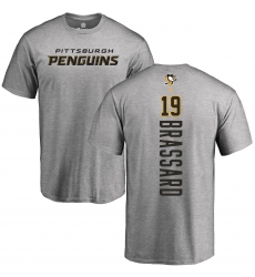 NHL Adidas Pittsburgh Penguins #19 Derick Brassard Ash Backer T-Shirt