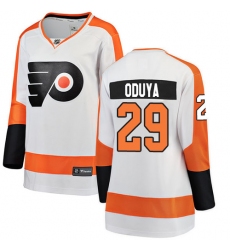 Women's Philadelphia Flyers #29 Johnny Oduya Fanatics Branded White Away Breakaway NHL Jersey