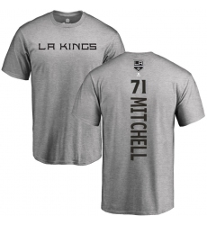 NHL Adidas Los Angeles Kings #71 Torrey Mitchell Ash Backer T-Shirt