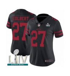 Women's San Francisco 49ers #27 Adrian Colbert Black Vapor Untouchable Limited Player Super Bowl LIV Bound Football Jersey