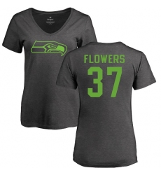 NFL Women's Nike Seattle Seahawks #37 Tre Flowers Ash One Color T-Shirt