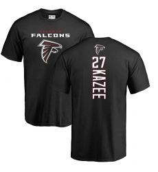 NFL Nike Atlanta Falcons #27 Damontae Kazee Black Backer T-Shirt
