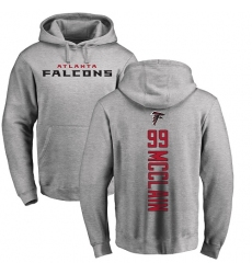 NFL Nike Atlanta Falcons #99 Terrell McClain Ash Backer Pullover Hoodie