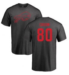 NFL Nike Buffalo Bills #80 Jason Croom Ash One Color T-Shirt
