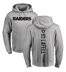 NFL Nike Oakland Raiders #19 Brandon LaFell Ash Backer Pullover Hoodie