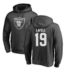 NFL Nike Oakland Raiders #19 Brandon LaFell Ash One Color Pullover Hoodie