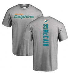 NFL Nike Miami Dolphins #28 Bobby McCain Ash Backer T-Shirt