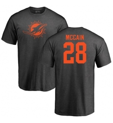 NFL Nike Miami Dolphins #28 Bobby McCain Ash One Color T-Shirt
