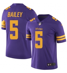 Youth Nike Minnesota Vikings #5 Dan Bailey Limited Purple Rush Vapor Untouchable NFL Jersey
