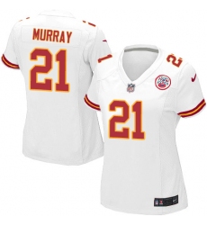 Women's Nike Kansas City Chiefs #21 Eric Murray Game White NFL Jersey