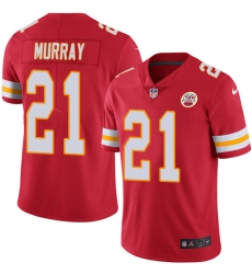Youth Nike Kansas City Chiefs #21 Eric Murray Red Team Color Vapor Untouchable Limited Player NFL Jersey