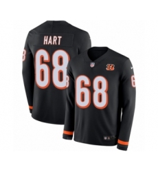 Men's Nike Cincinnati Bengals #68 Bobby Hart Limited Black Therma Long Sleeve NFL Jersey
