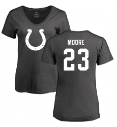 NFL Women's Nike Indianapolis Colts #23 Kenny Moore Ash One Color T-Shirt