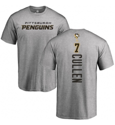 NHL Adidas Pittsburgh Penguins #7 Matt Cullen Ash Backer T-Shirt