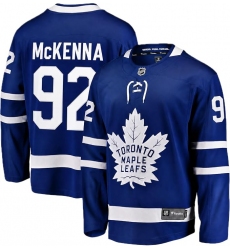 Men's Toronto Maple Leafs #92 Gavin McKenna Fanatics Blue Stitched Hockey Jersey