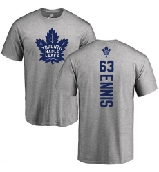 NHL Adidas Toronto Maple Leafs #63 Tyler Ennis Ash Backer T-Shirt